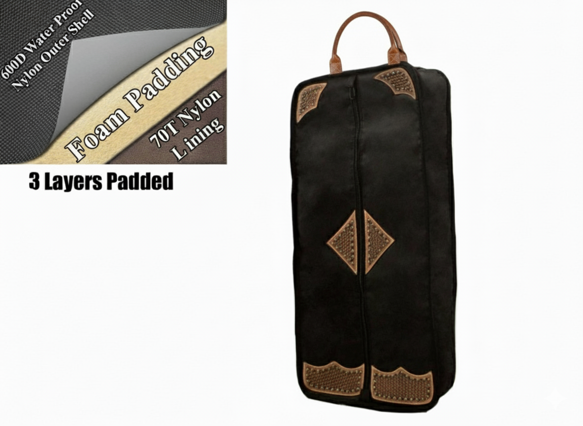 Tahoe Durango Premium Western Halter, Bridle/Headstall Carry and Storage Bag with 1 Year Warranty