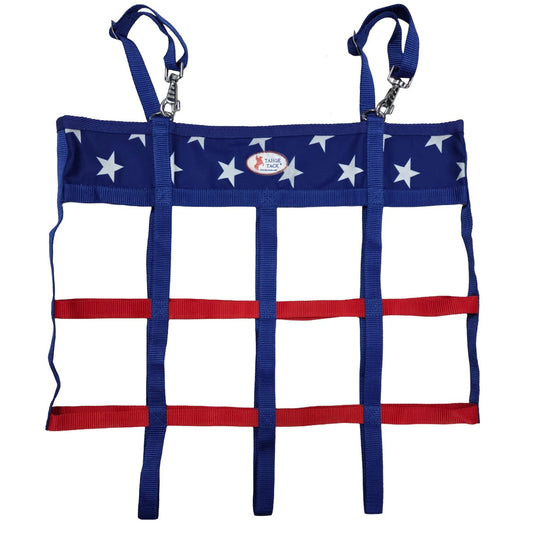 Heavy Duty Patriotic Design Fan Holder for Horse Stalls with Double Hangers One Year Warranty