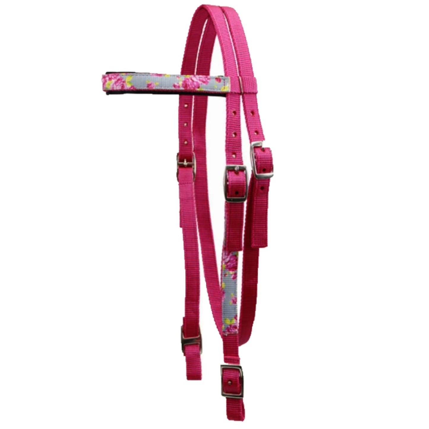 Tahoe Tack Patterned Double Layer Nylon Western Browband Headstalls for Horses