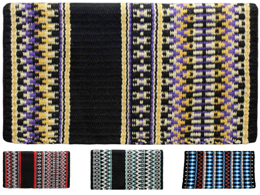 Western Show Saddle Pad/Blanket for Horses - Handmade Wool Saddle Blanket with New Zealand Design, Regular Thick, Durable & Comfortable for Horse Riding A 01 (Article No.3, 36 L x 40 W X Western Show Saddle Pad/Blanket for Horses - Handmade Wool Saddle Blanket with New Zealand Design, Regular Thick, Durable & Comfortable for Horse Riding A 01 (Article No.3, 36 L x 40 W X