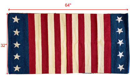 Tahoe Tack 32" x 64" American Pride Patriotic Horse Western Saddle Blanket