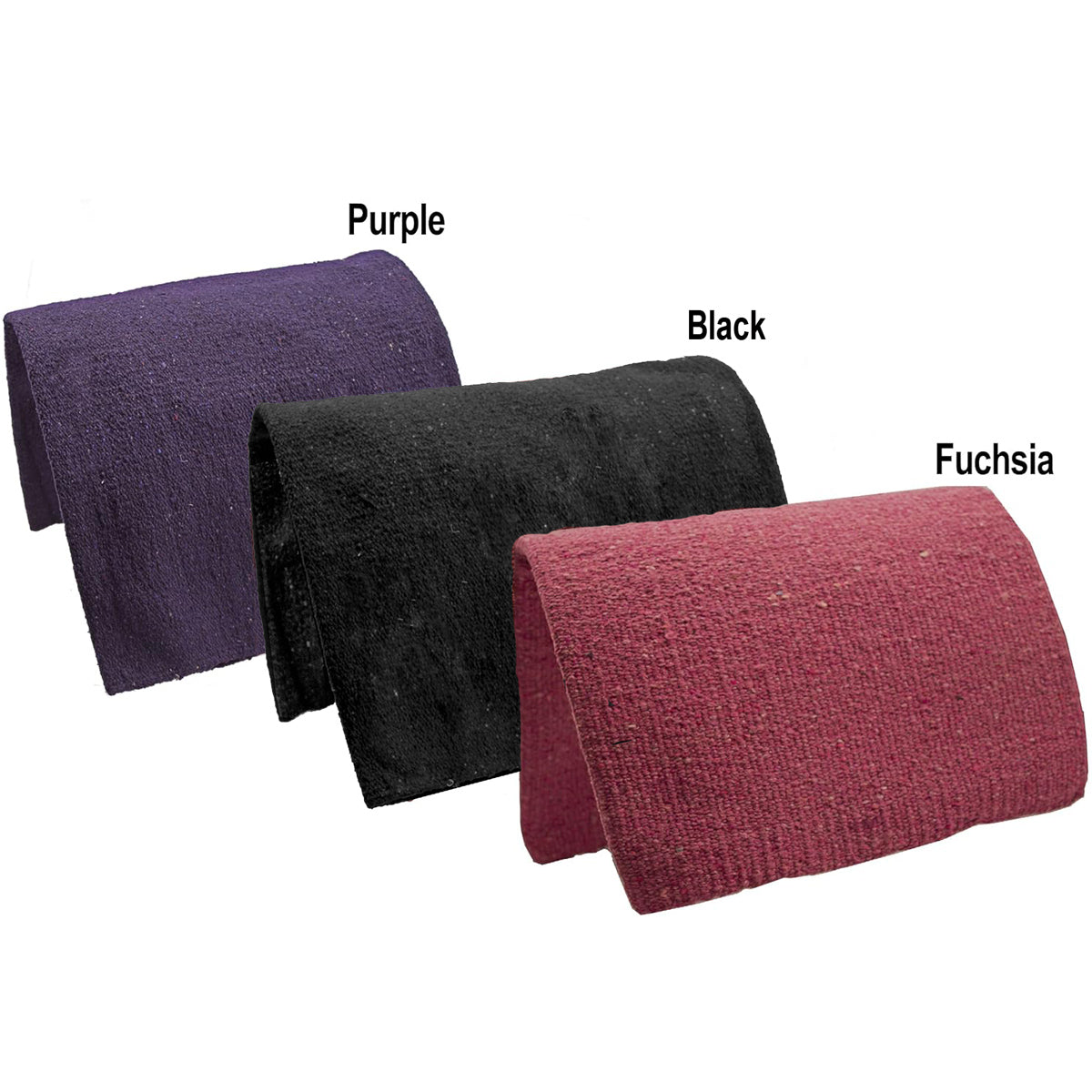 Tahoe Tack Traditional Acrylic Western Horse Saddle Blanket – Handwoven, Moisture-Wicking, Thick 3.5lb Design, Soft & Durable, Size 36" x 34"