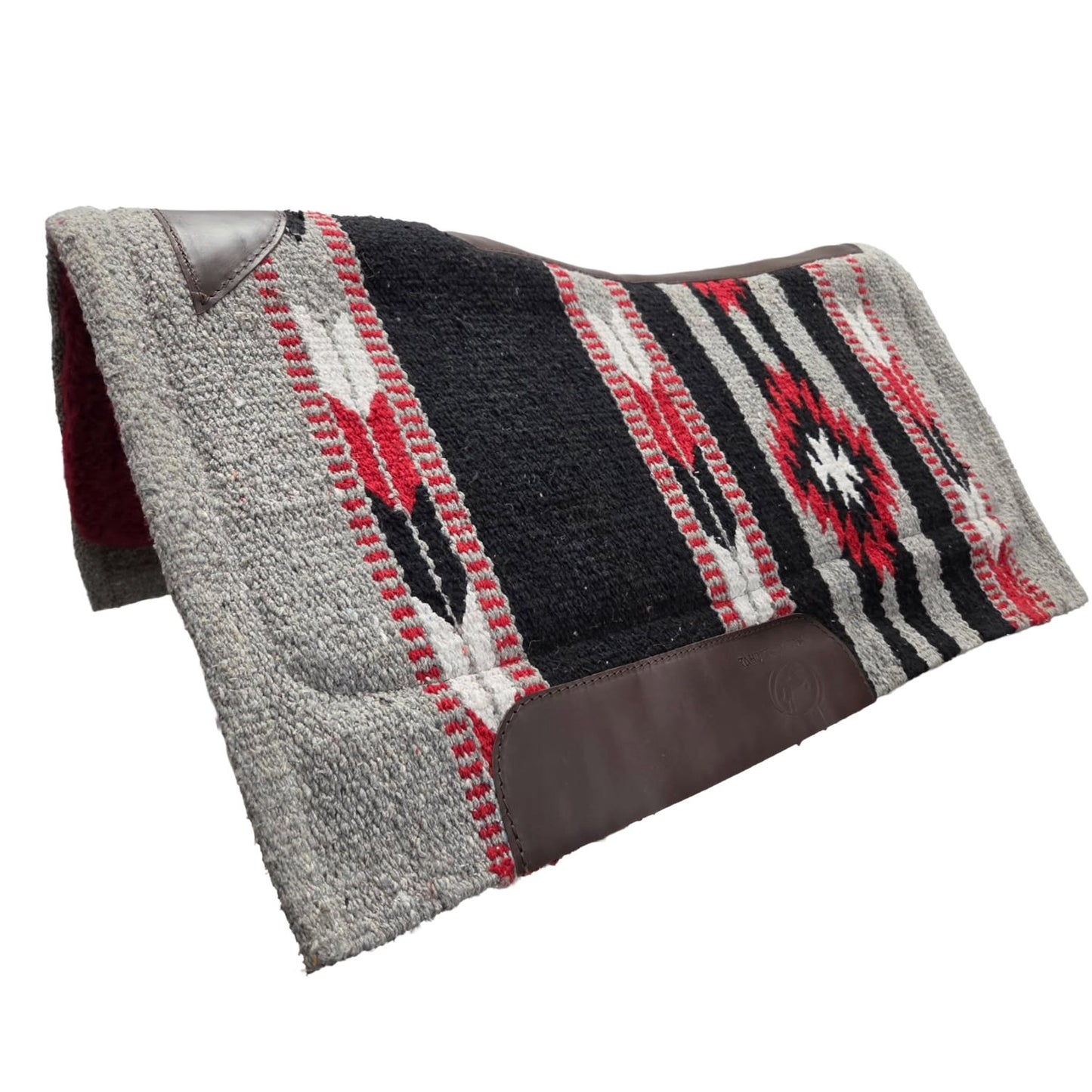 Tahoe Heritage Native Navajo Design Performance Western Horse Saddle Pad with Moisture Wicking Fleece & Felt 34" X 38"