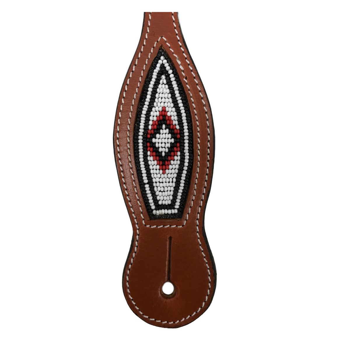 Tahoe Tack Western Spur Straps â€“ Navajo Beaded Design & Hand-Tooled Floral Leather, 1-Year Warranty Uni-Sex