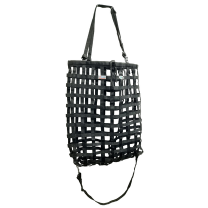 Tahoe Patented Slow Feed Hay Bag – 4-Sided Design with Super Tough Bottom, Easy-Fill Top, 2"x2" Openings, Holds 4 Flakes, Covered, Durable & Dust-Draining