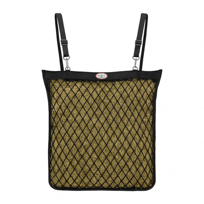 Paris Tack XL Knotless Slow Feed Hay Net – Double-Sided Design with 1000D Mesh Sides, Soft on Muzzles, Holds 6 Flakes