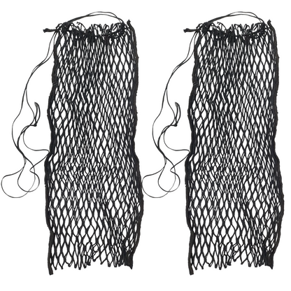 Derby Originals Paris Tack Knotless Ultra Slow Feed Hay Nets – 42” Long, Set of 2, 1.5” Holes, Soft on Muzzles, Durable Nylon, Holds 3–4 Flakes, Easy Hang Strap