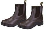 BARGAIN BIN Front Zip Synthetic Boots with Italian Soles