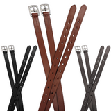 Paris Tack's Soft Leather Stirrup Leathers. Perfect for daily use, these 1" wide leathers come with a one-year warranty.