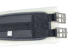 Derby Professional Air Tech Breathable Elastic English Girth with Removable Fleece Padding - Tack Wholesale