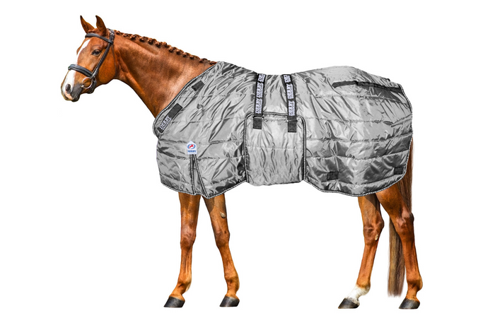 Derby Originals Nordic Tough Closed Front 420D  Reflective Winter Horse Stable Blanket 200g Medium Weight
