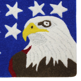 Tahoe Tack 34" x 38" American Pride Bald Eagle New Zealand Wool Western Saddle Blanket
