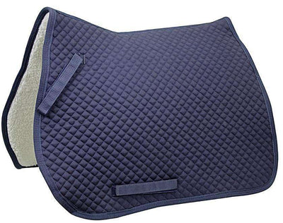 Derby Originals Dressage Diamond Quilted Saddle Pad With Full Fleece Lining - Tack Wholesale