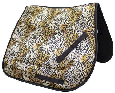 Derby Originals All Purpose Leopard Print English Saddle Pad Closeout Sale - Tack Wholesale