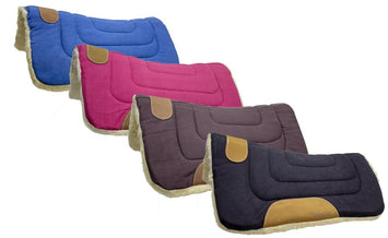 Pony Canvas Contour Cut Western Saddle Pads by Tahoe Tack - Size 23
