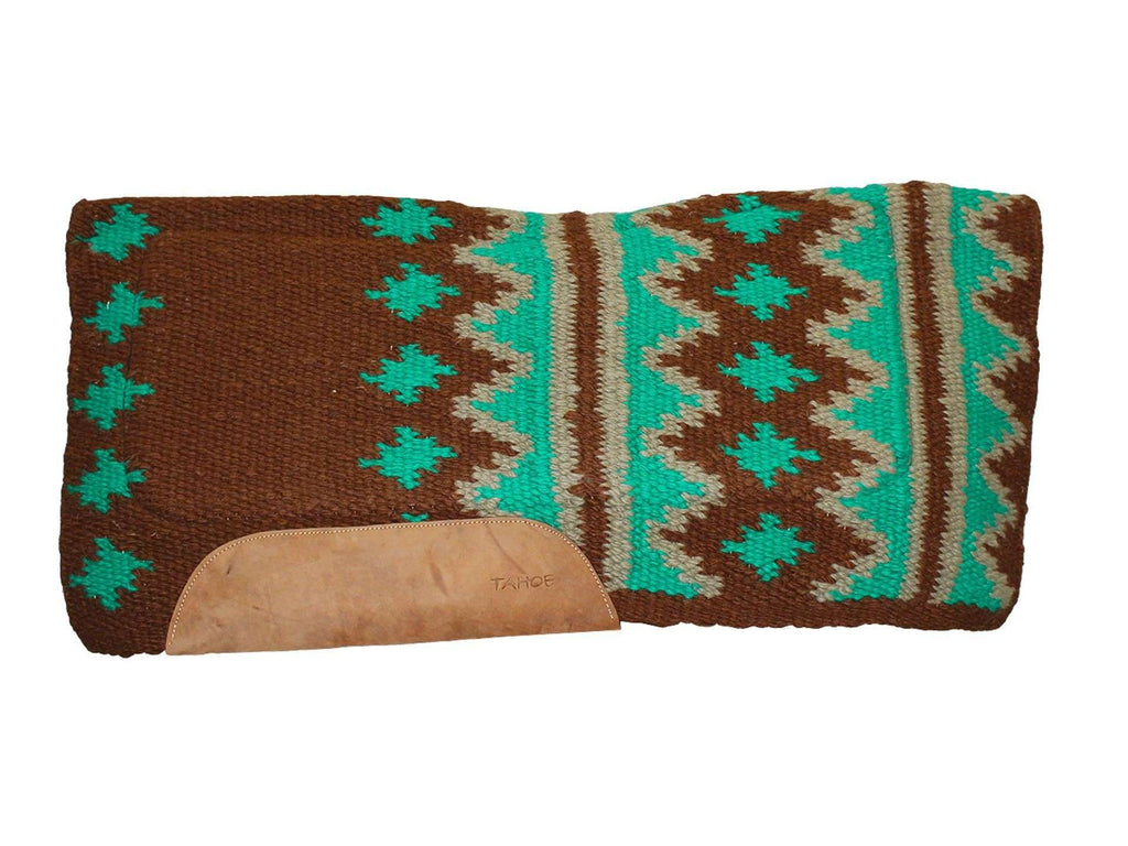 Tahoe Wool Felt Western Saddle Pad Shock Absorbing Contour Tack