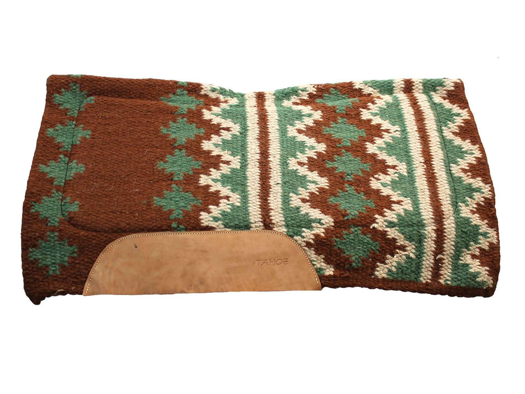Tahoe Wool Felt Western Saddle Pad Shock Absorbing Contour Tack