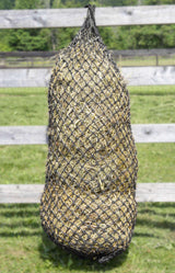 Derby Originals 56” Ultra Slow Feed 1.5" Holes Hay Net Holds about 8 Flakes for Horses