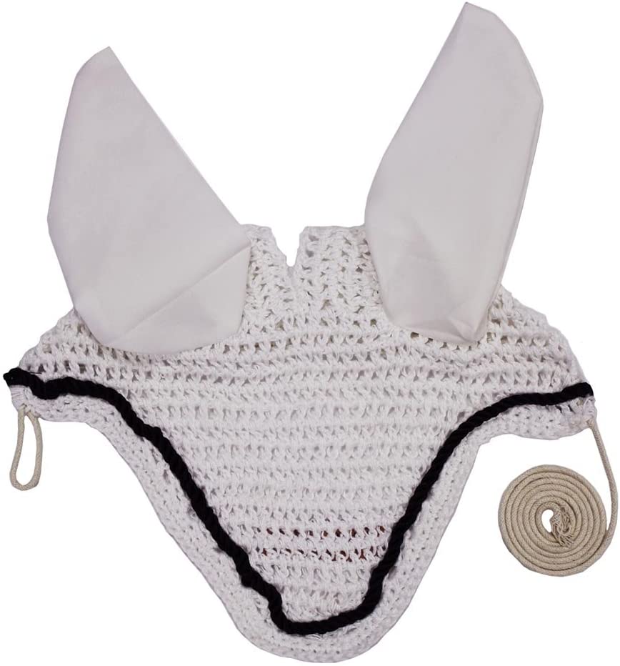 Crochet Ear Net with Forelock Opening for Show by Paris Tack