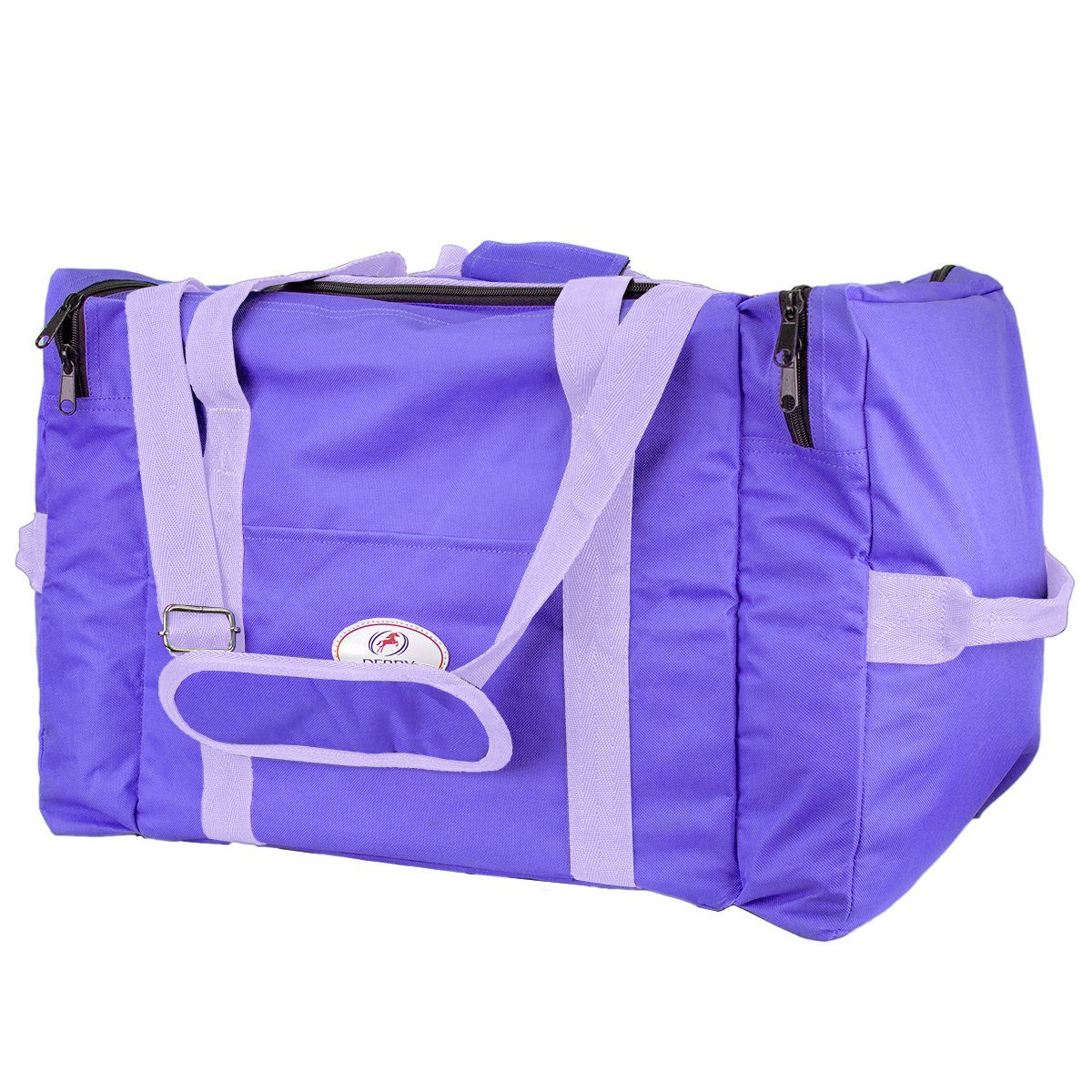 Coordinating duffle gear bag by Derby Originals, matches with tack bags