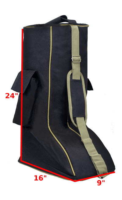 Derby Originals 600D Nylon Padded Tall English Riding Boot Carry Bag - Available in Multiple Colors