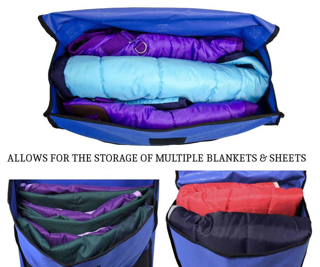 Derby Originals Premium Horse Blanket Carry Storage Bag with Mesh Pock