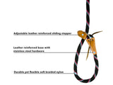 CuteNfuzzy Adjustable Loop Slip Dog Leash with Soft Handle 6 Ft - Tack Wholesale