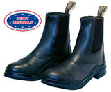 Front Zip Synthetic Boots with Italian Soles-Close Out - Tack Wholesale
