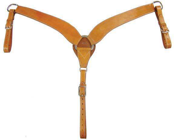Tahoe Country Double Layer Breast Collar USA Leather - Tack Wholesale