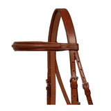 Paris Tack Opulent Series Padded Fancy Stitched English Bridle w/Laced Reins USA Leather