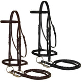 Macmillan Padded Raised English Bridle with Laced Reins