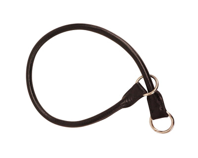 CuteNfuzzy Leather Rolled Dog Martingale