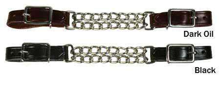 Tahoe Double Flat Link Curb Chain Strap - Tack Wholesale