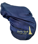 Paris Tack Premium Embroidered Nylon All Purpose English Saddle Cover - Fits Most Sizes and Styles of English Saddles - Multiple Colors Available
