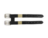 Paris Tack English Leather Elastic Girth Extender, Available in Multiple Colors
