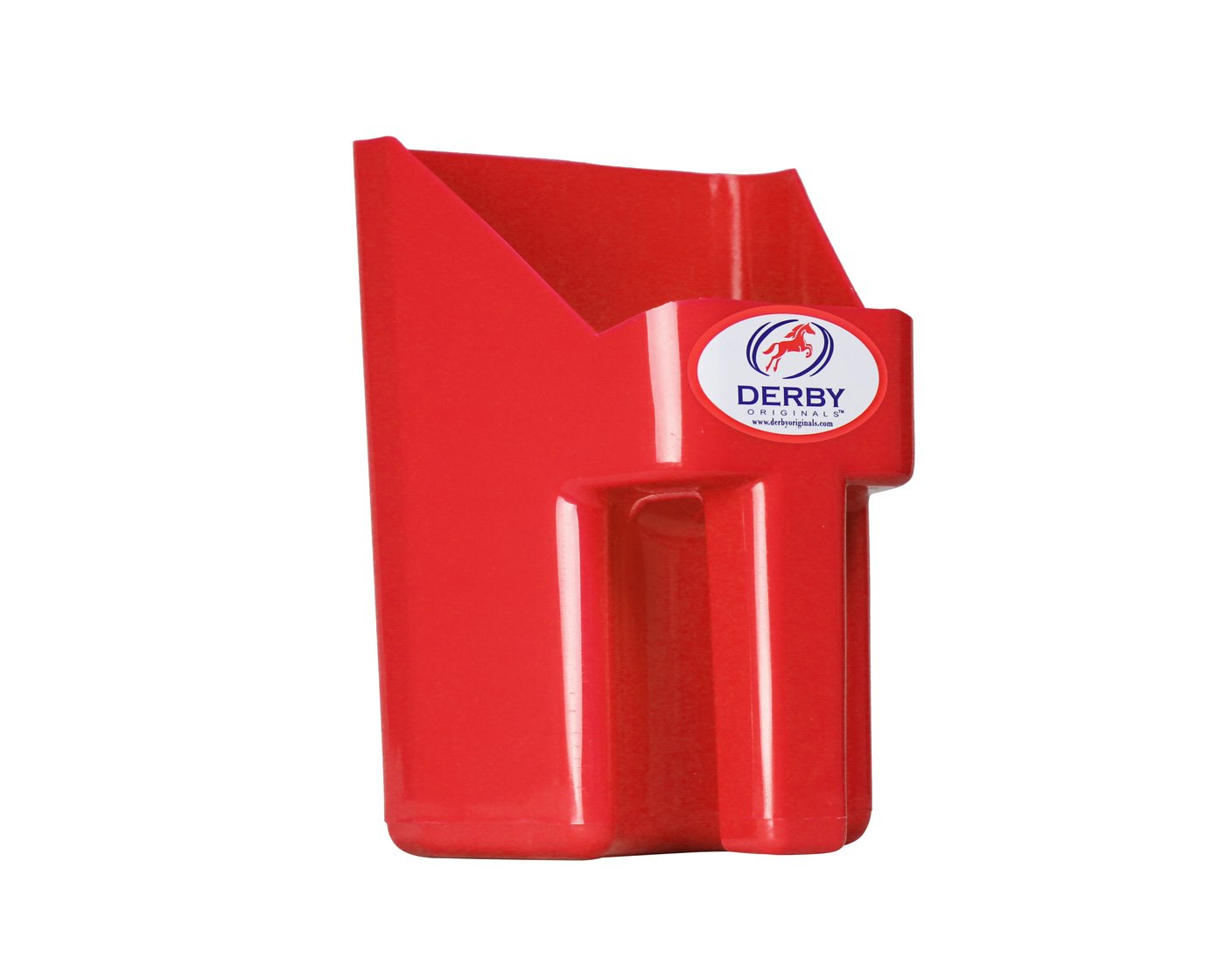 Derby Originals Grain Feed Plastic Scoop Red