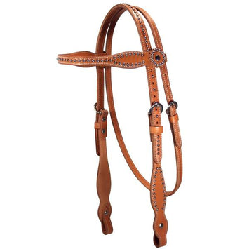 Tahoe Tack High Country Show Spotted Browband Headstall