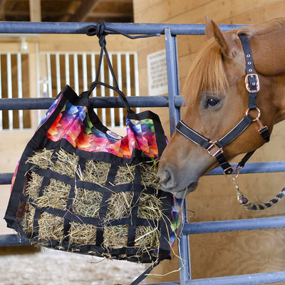 Derby Originals Scratchless Slow Feeder Horse Hay Bag with Super Tough Bottom and 6 Month Warranty