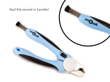 CuteNfuzzy Professional Heavy Duty Pet Nail Clipper with Nail File