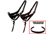 Paris Tack Grow With Me Adjustable Halters - USA Leather - Tack Wholesale