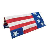Tahoe Tack 32" x 32" Stars and Stripes American Flag Acrylic Western Saddle Blanket