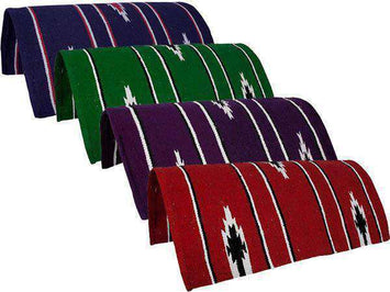 Pony Navajo Design Acrylic Saddle Blankets - 26
