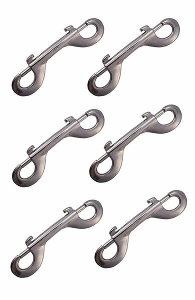 Derby Originals Nickel Plated Double Ended Bolt Snap Lot of 6