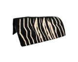 Tahoe Tack Zebra Print 34" x 36" Handwoven Solid Wool Saddle Blankets