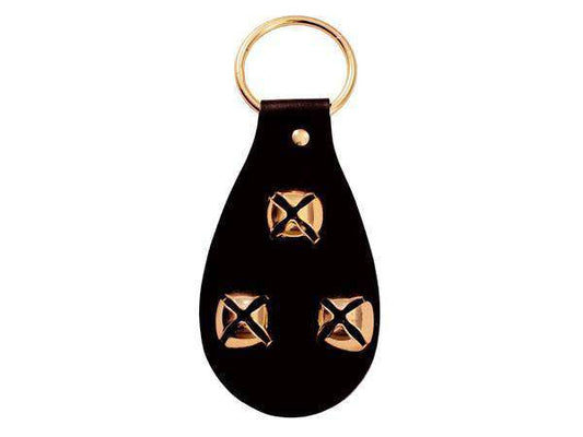 Tahoe Tack Fancy Holiday Brass Sleigh Bell Leather Door Hangers