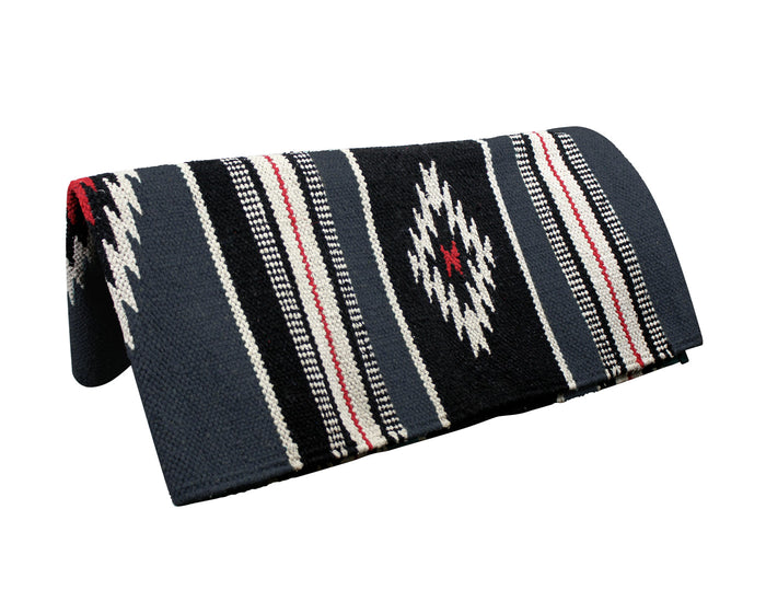 Tahoe Tack Navajo Multicolored Handwoven Acrylic Western Saddle Blanket 32