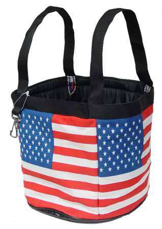 Patriotic USA Flag Horse Grooming Tote Bag