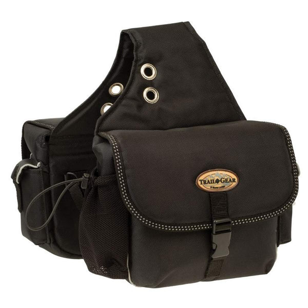 Weaver Leather Trail Gear Saddle Bag - Black
