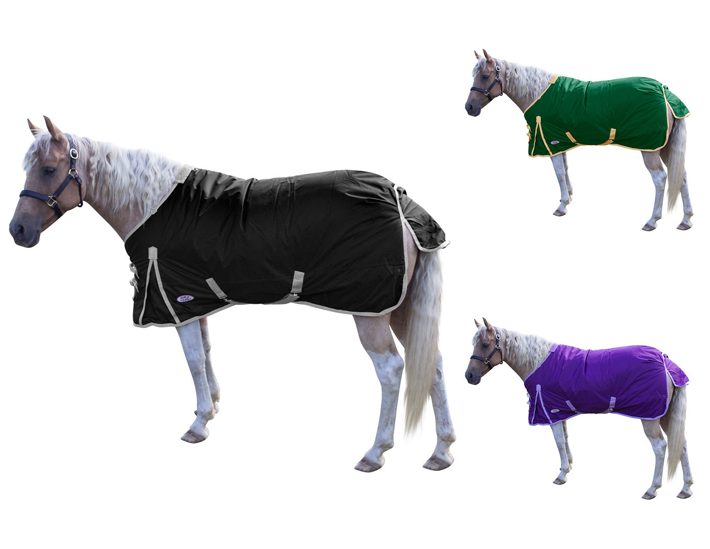 Derby Originals Classic 600D Medium Weight Waterproof Winter Horse Turnout Blanket