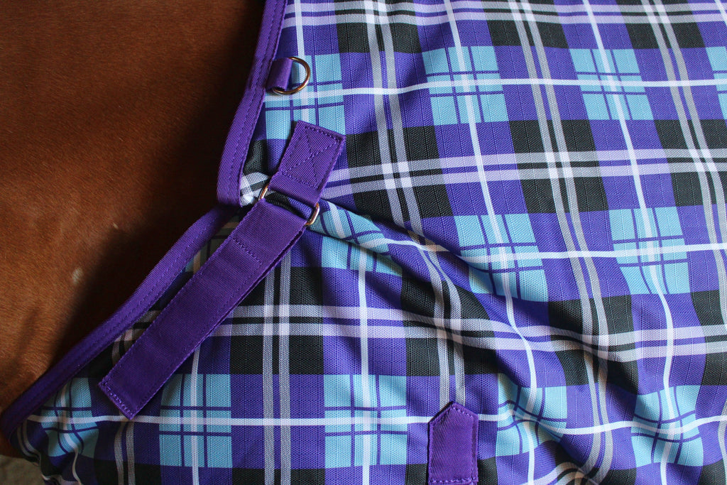 Arctic Plaid 1200D Waterproof Nylon Horse Winter Turnout Blanket Two